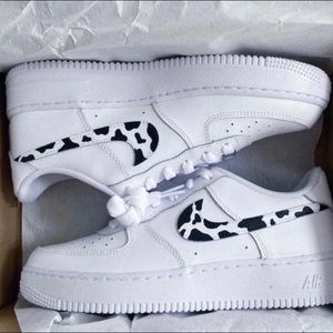 Cow print Air Force 1